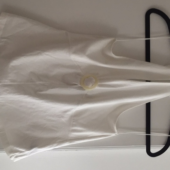 White tube top with tie around next - Picture 2 of 5
